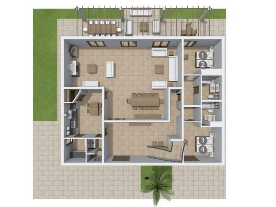 Villa Palmeral In Petra